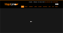 Desktop Screenshot of majorlimo.com
