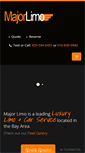 Mobile Screenshot of majorlimo.com